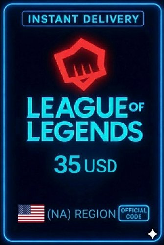 League Of Legends NA 35 Usd Riot Gift Card