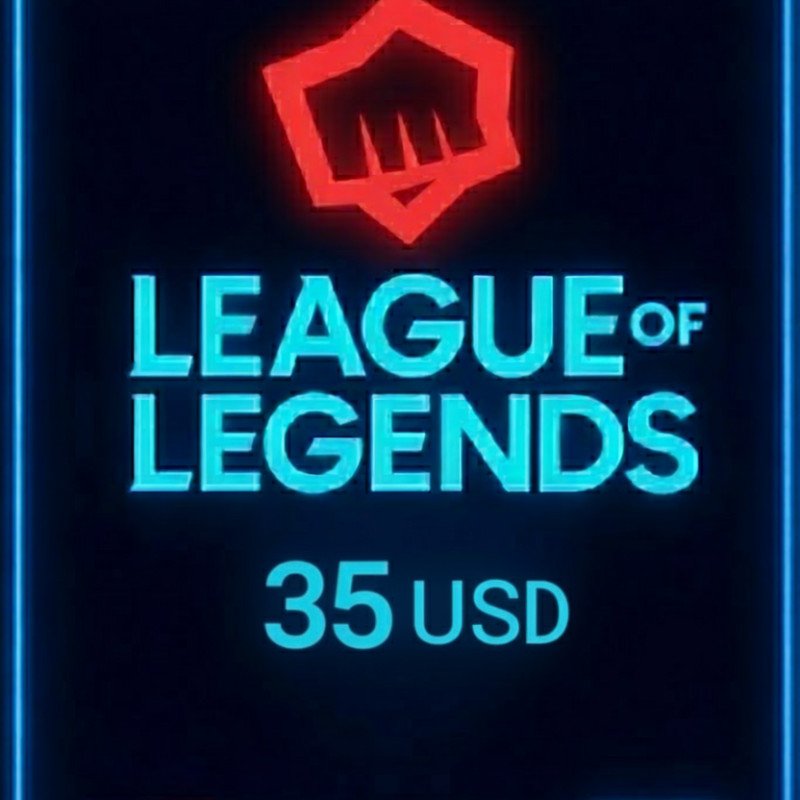League Of Legends NA 35 Usd Riot Gift Card