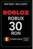 Roblox 30 RON Game Card (RO)