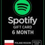 Spotify Gift Card Poland - 6 Month PL