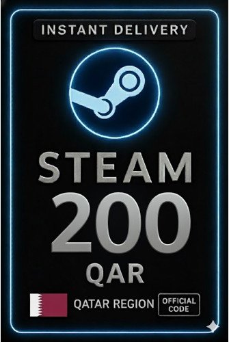 Steam Wallet Code 200 Qatari Riyal