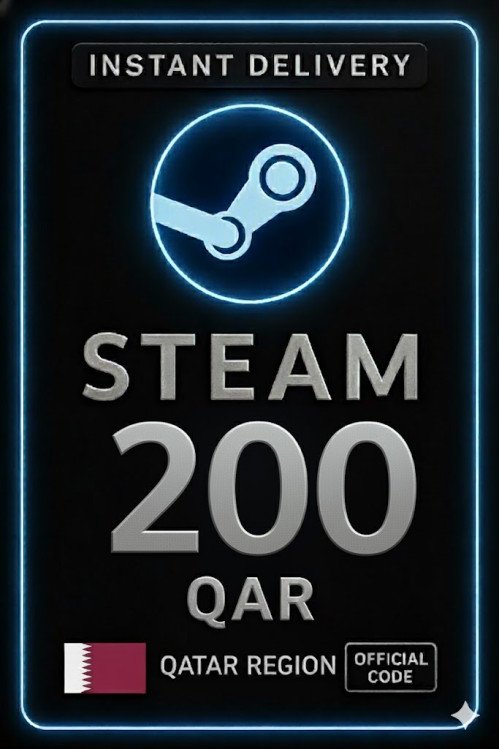 Steam Wallet Code 200 Qatari Riyal