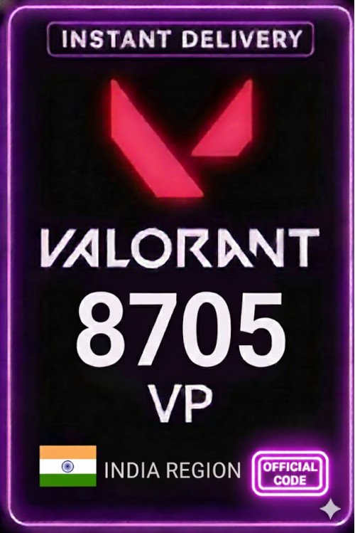 Valorant Points - 8705 VP (India) [Promo]