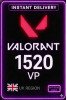 Valorant Points - 1520 VP (UK Seerver)