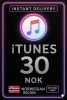 iTunes Gift Card 30 NOK NO