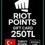 Riot Points 250 TL - (Türkiye)