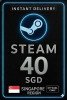 Steam Wallet Code Singapore 40 SGD