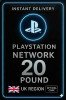 Playstation PSN Card 20 Pound