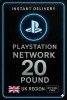 Playstation PSN Card 20 Pound