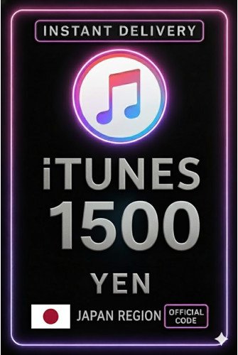 iTunes Gift Card 1500 Yen JP