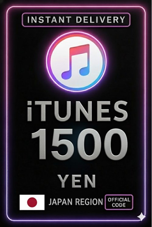 iTunes Gift Card 1500 Yen JP