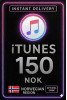 iTunes Gift Card 150 NOK NO