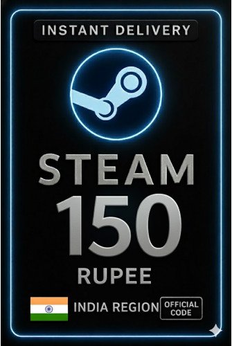 Steam Wallet Code 150 Rupee India