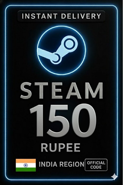 Steam Wallet Code 150 Rupee India