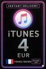 iTunes Gift Card FR €4
