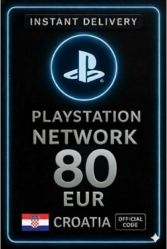PSN Card Croatia - 80 EU HR