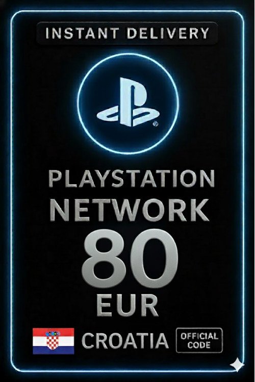 PSN Card Croatia - 80 EU HR