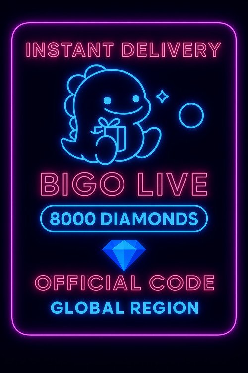 Bigo Live - 8000 Diamonds (Global)