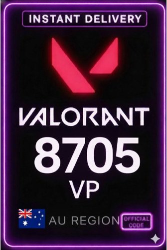 Valorant Points - 8705 VP (Australia)