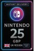 Nintendo eShop Card UK £25