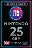 Nintendo eShop Card UK £25