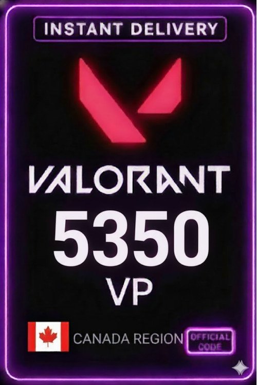Valorant Points - 5350 VP (Canada)