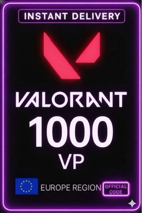 Valorant Points - 1000 VP (EU Server)