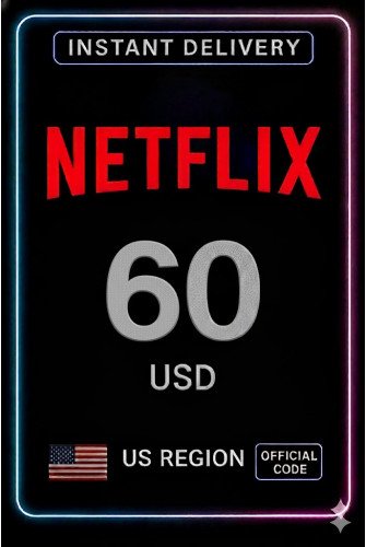 Netflix Gift Card - $60 (US)