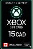 Xbox Live Gift Card 15 CAD Wallet