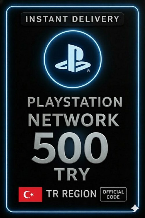 PSN Card - Türkiye - 500 TRY