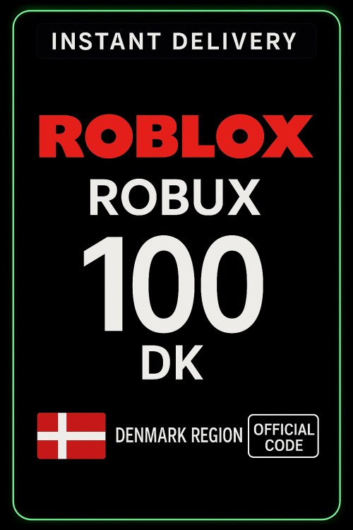Roblox 100 DKK Game Card (DK)