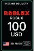 Roblox 100 usd Game Card (US)