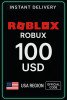 Roblox 100 usd Game Card (US)