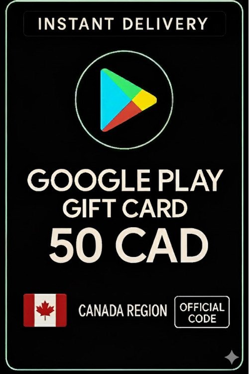 Google Play Gift Card - Canada 50 CAD
