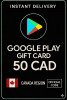 Google Play Gift Card - Canada 50 CAD