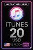 iTunes Gift Card - US$ 20