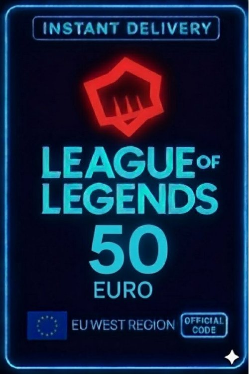 League Of Legends Eu West 50 EURO Riot Points