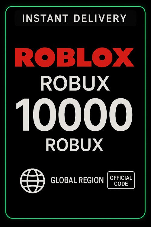 Roblox Gift Cards - 10000 Robux (Global)