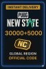 PUBG New State - 30000+5000 NC