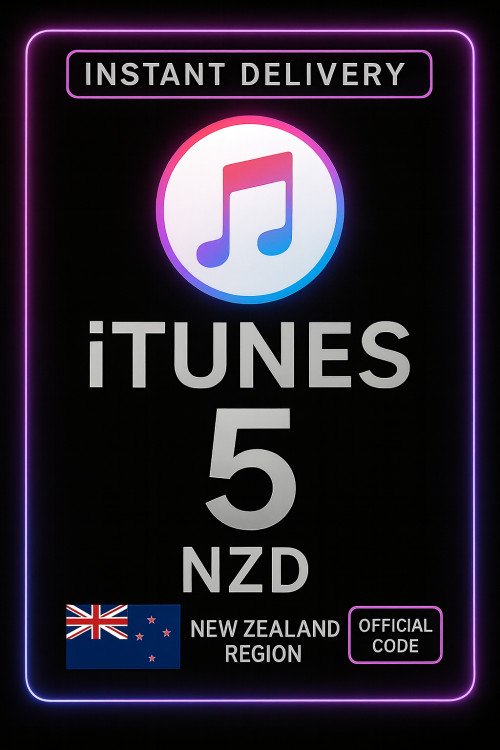 iTunes Gift Card New Zealand - 5 NZD