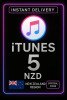 iTunes Gift Card New Zealand - 5 NZD