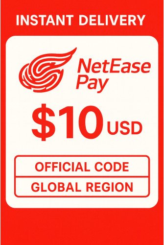 NetEase Pay Gift Card - 10$ USD