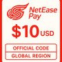 NetEase Pay Gift Card - 10$ USD