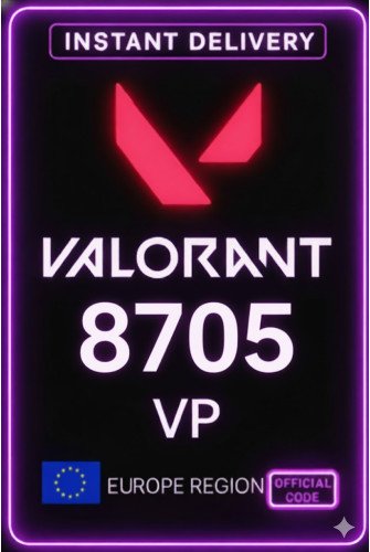 Valorant Points - 8705 VP (EU Server)