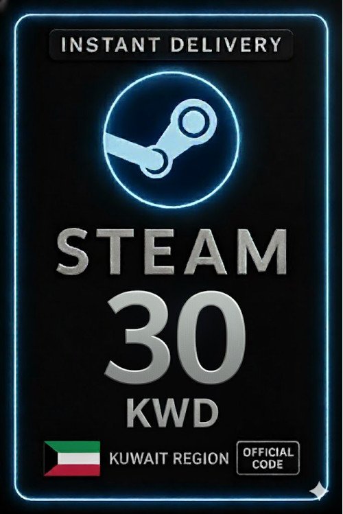 Steam Wallet Code 30 KWD (KW)
