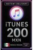 iTunes Gift Card 200 MXN MX
