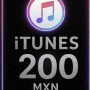 iTunes Gift Card 200 MXN MX
