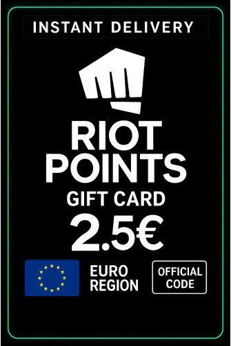Riot Points 2,5 Euro Gift Card