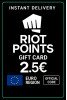 Riot Points 2,5 Euro Gift Card