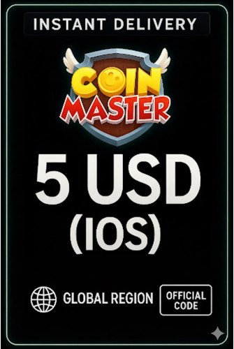 Coin Master (IOS) - 5 $ US